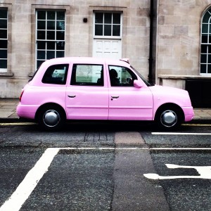 london pink cab