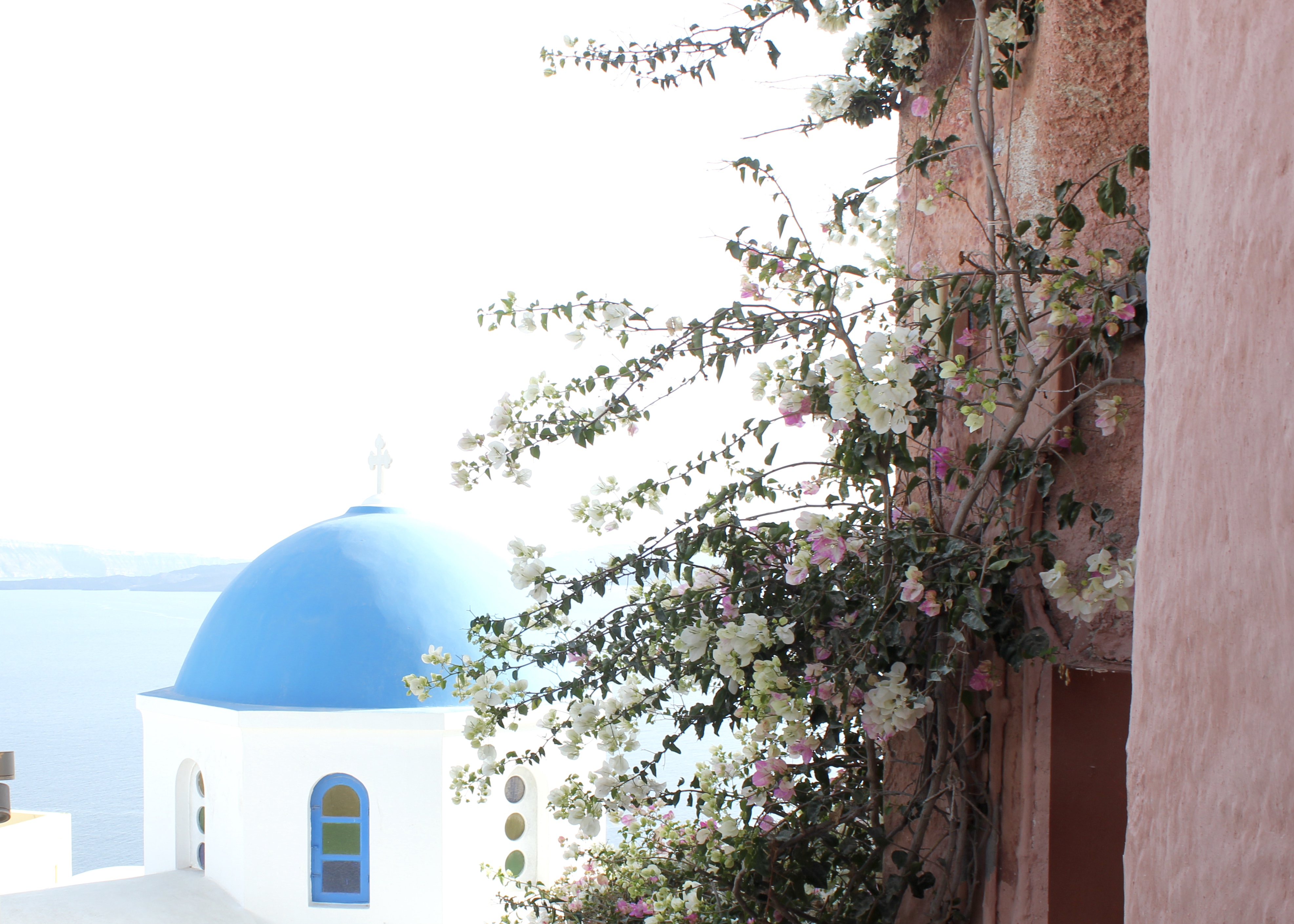Santorini Postcard