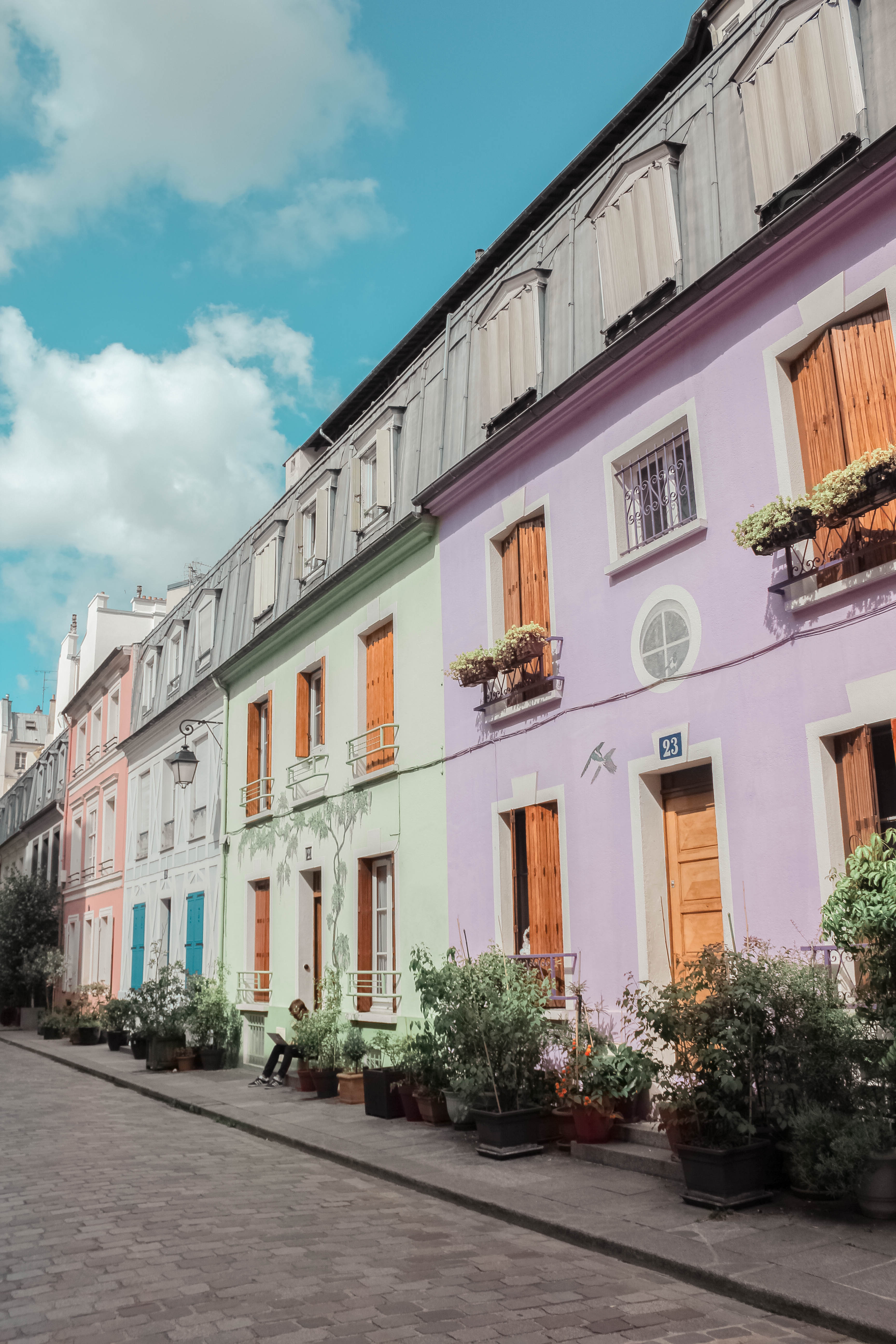 RAINBOW ROW PARIS : RUE CREMIEUX | the belle abroad