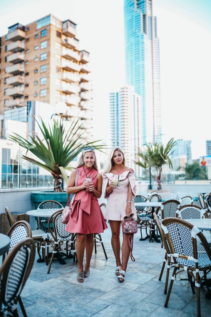 SURFERS PARADISE + RUFFLED ROMPER